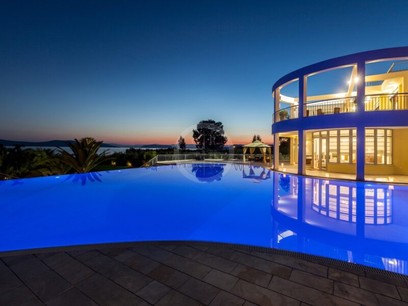 property at night